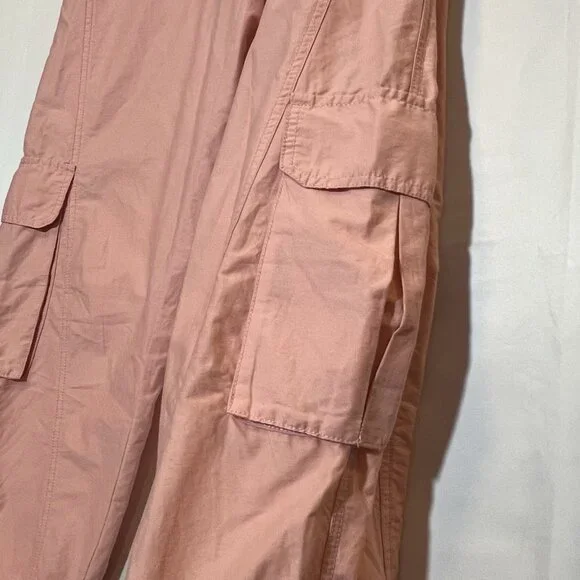 Free People FP Movement Mesmerize Me Cargo Pants in Sunkissed Pink Small Size - Picture 16 of 16